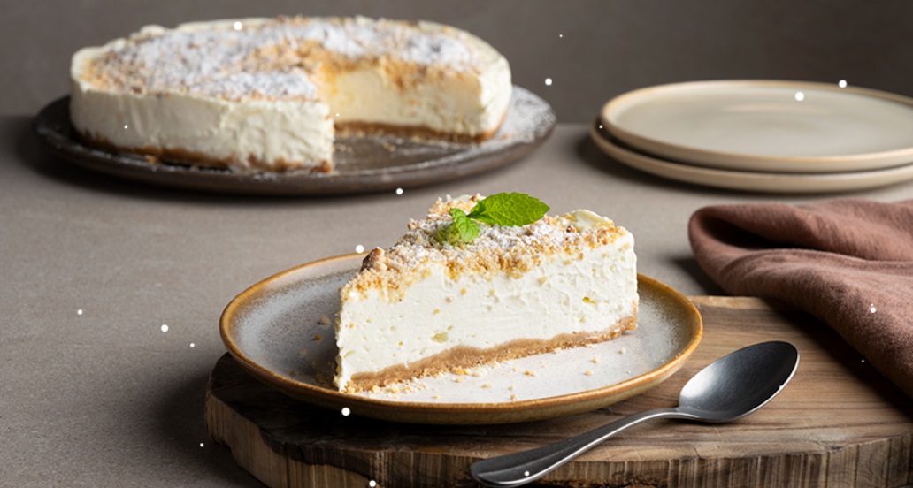 Készülj velünk az ünnepekre! – Kourabiedes sajttorta